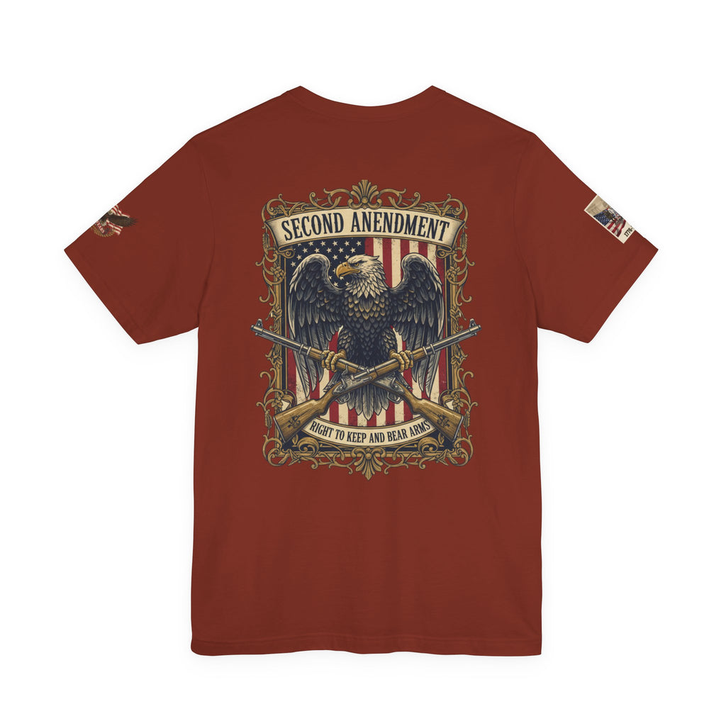 Second Amendment Eagle T-Shirt - Right to Keep and Bear Arms Graphic Tee