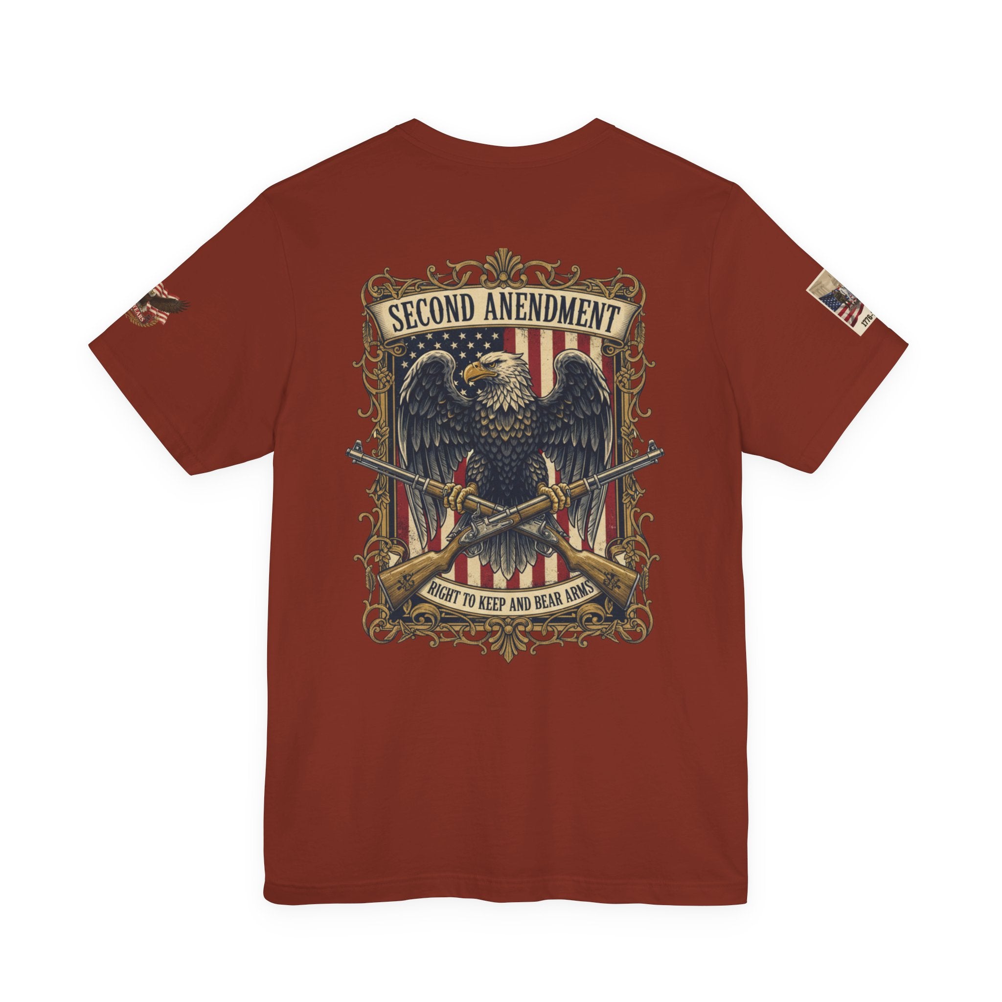 Second Amendment Eagle T-Shirt - Right to Keep and Bear Arms Graphic Tee