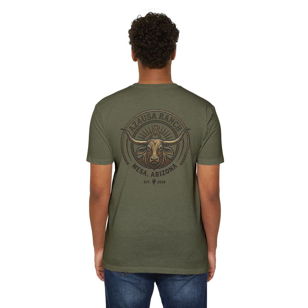 Arizona Ranch T-Shirt — "AZ4USA Ranch" Western Graphic Tee