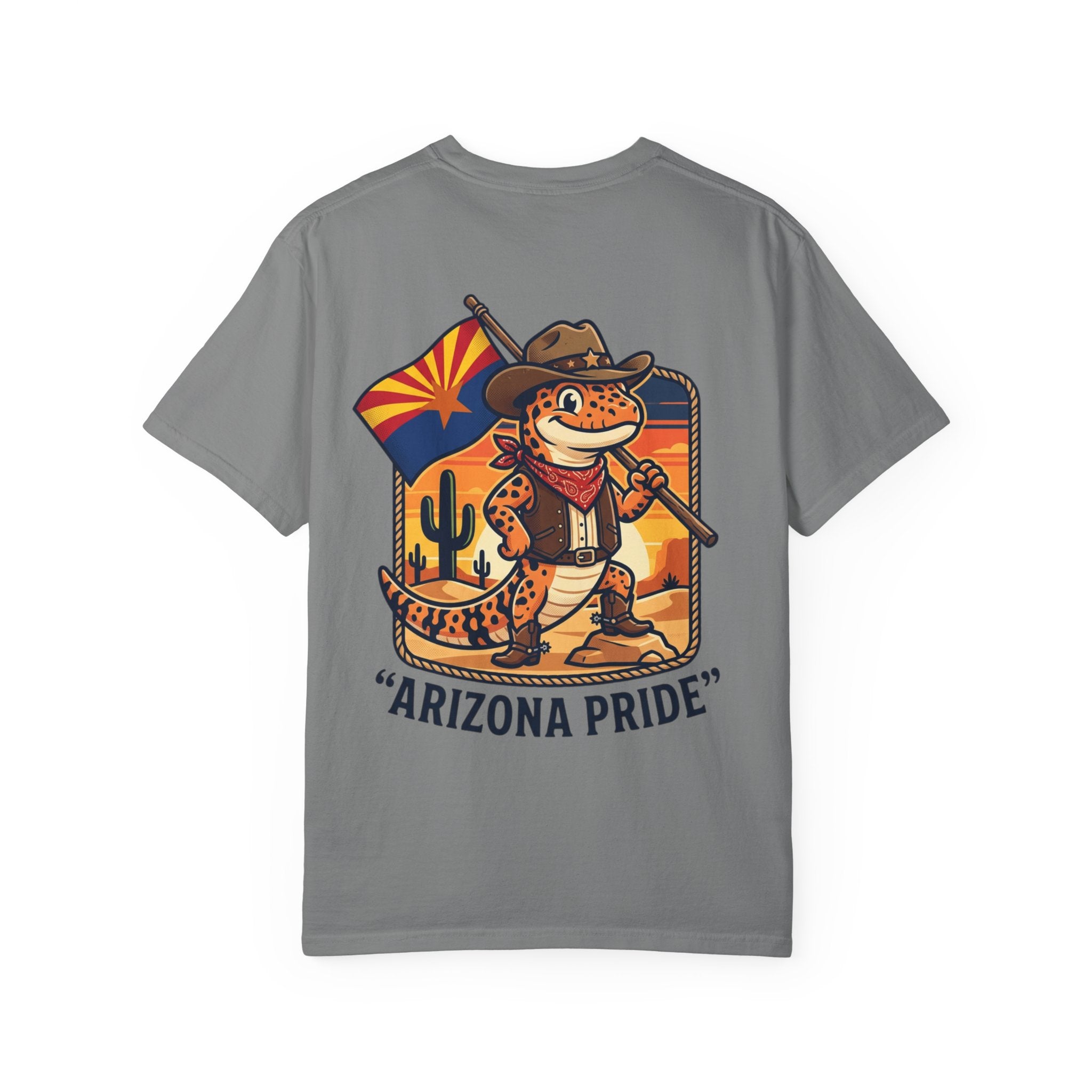 Arizona Pride T-Shirt — Desert Gecko Cowboy Graphic Tee