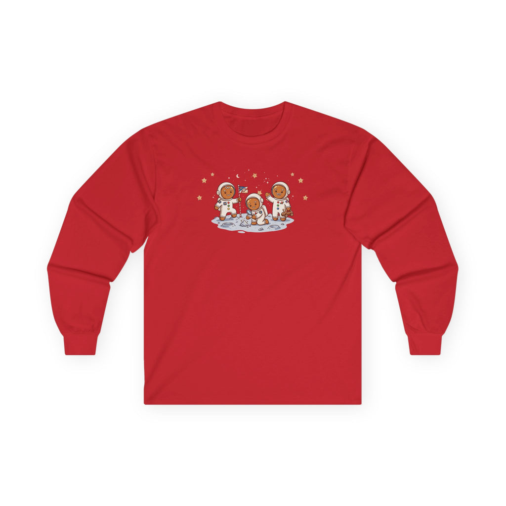 Christmas Gingerbread Crew Long Sleeve Tee — "Merry Christmas 2026"
