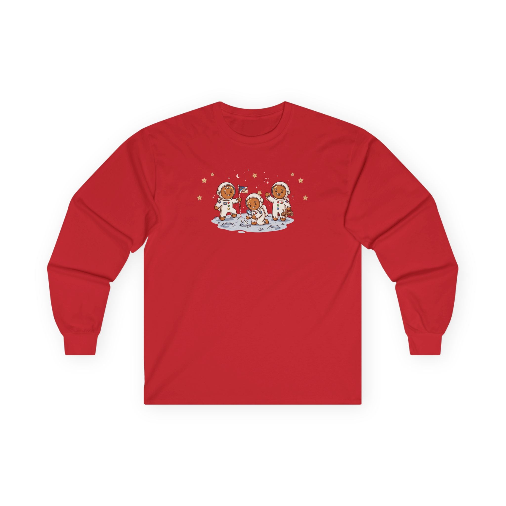 Christmas Gingerbread Crew Long Sleeve Tee — "Merry Christmas 2026"