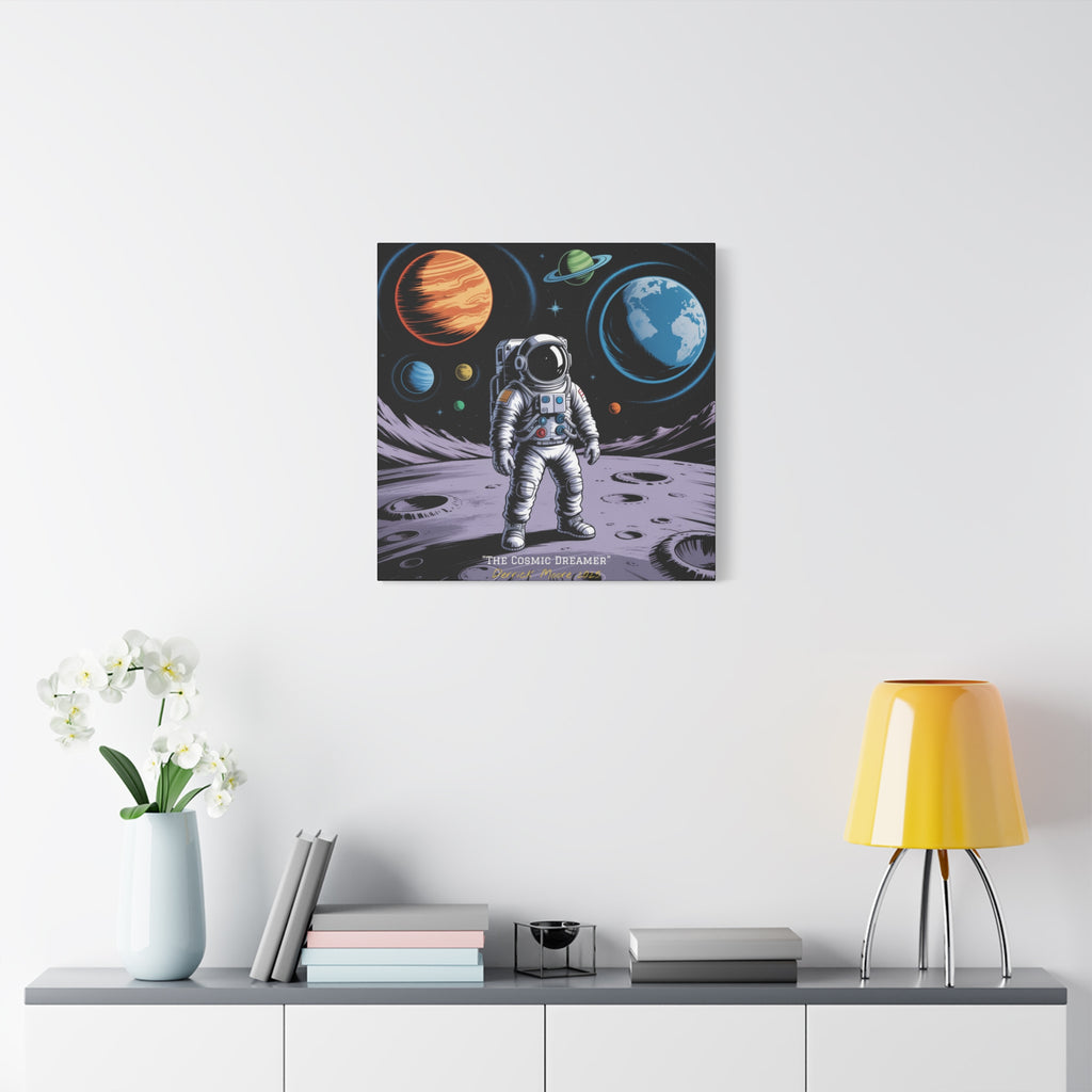 "The Cosmic Dreamer" 2025 - Matte Stretched Canvas Wall Art