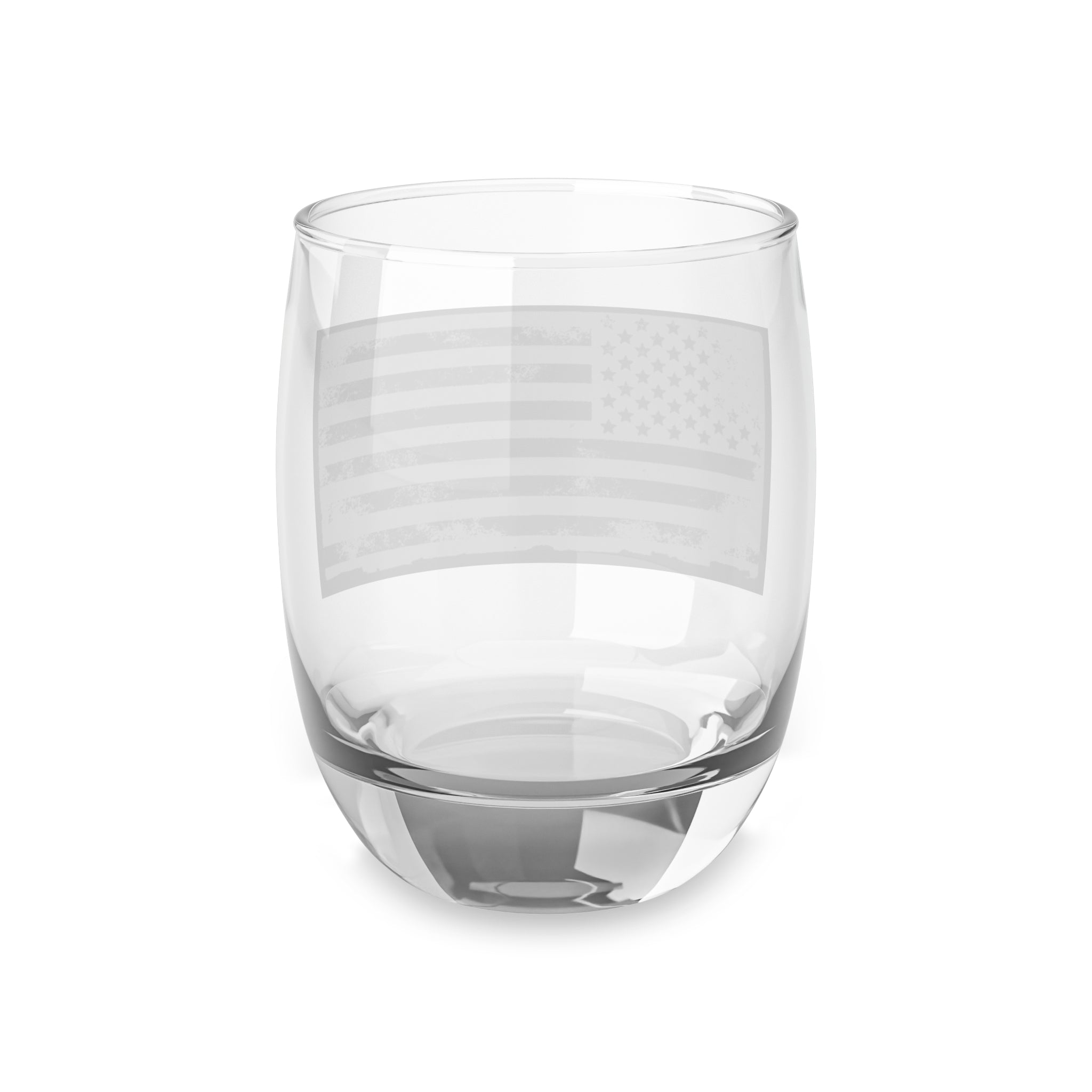 Distressed American Flag Whiskey Glass — Patriotic Rocks Glass for Dad, Veterans & 4th of July