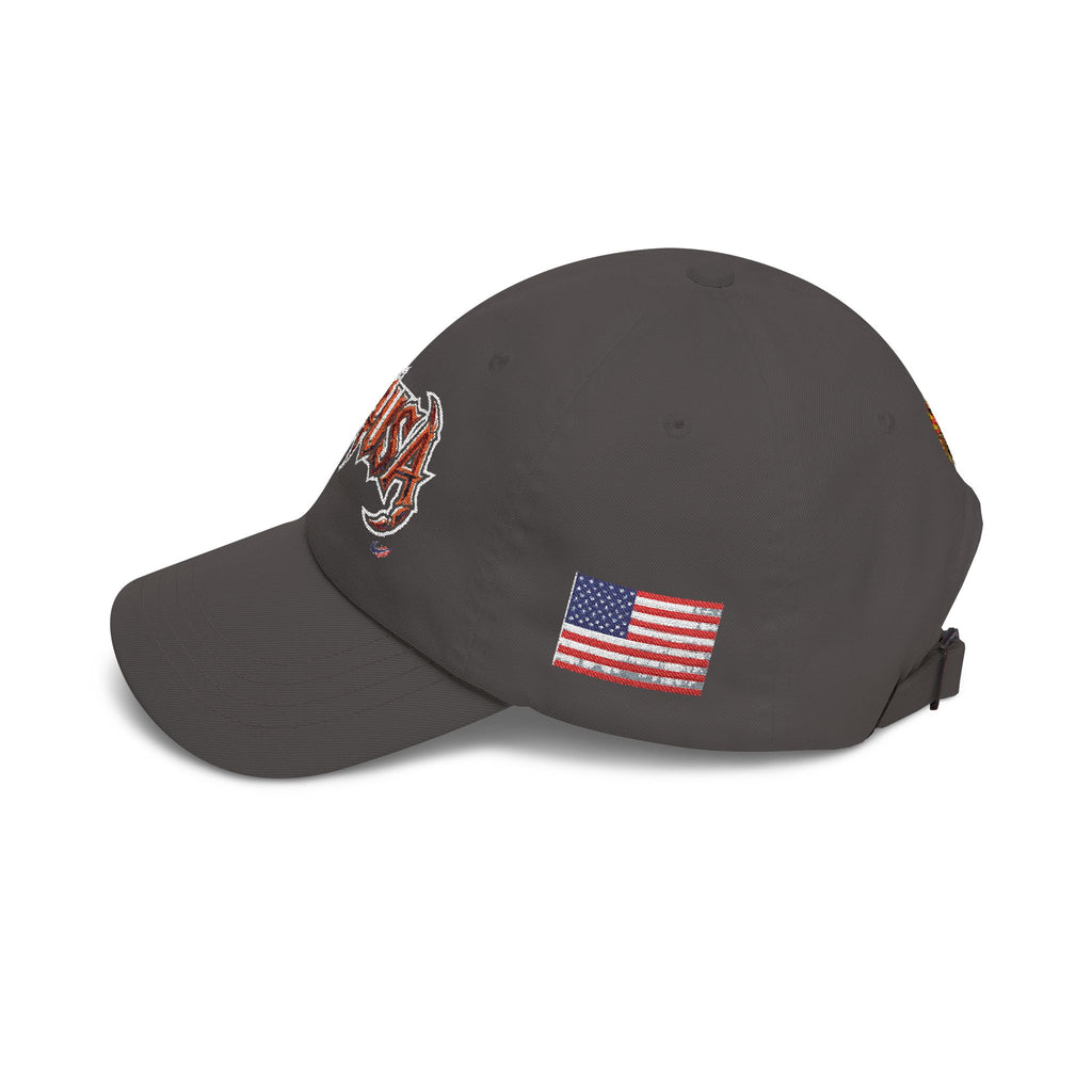Dad Cap — Retro Grunge Scorpion Patch Baseball Hat