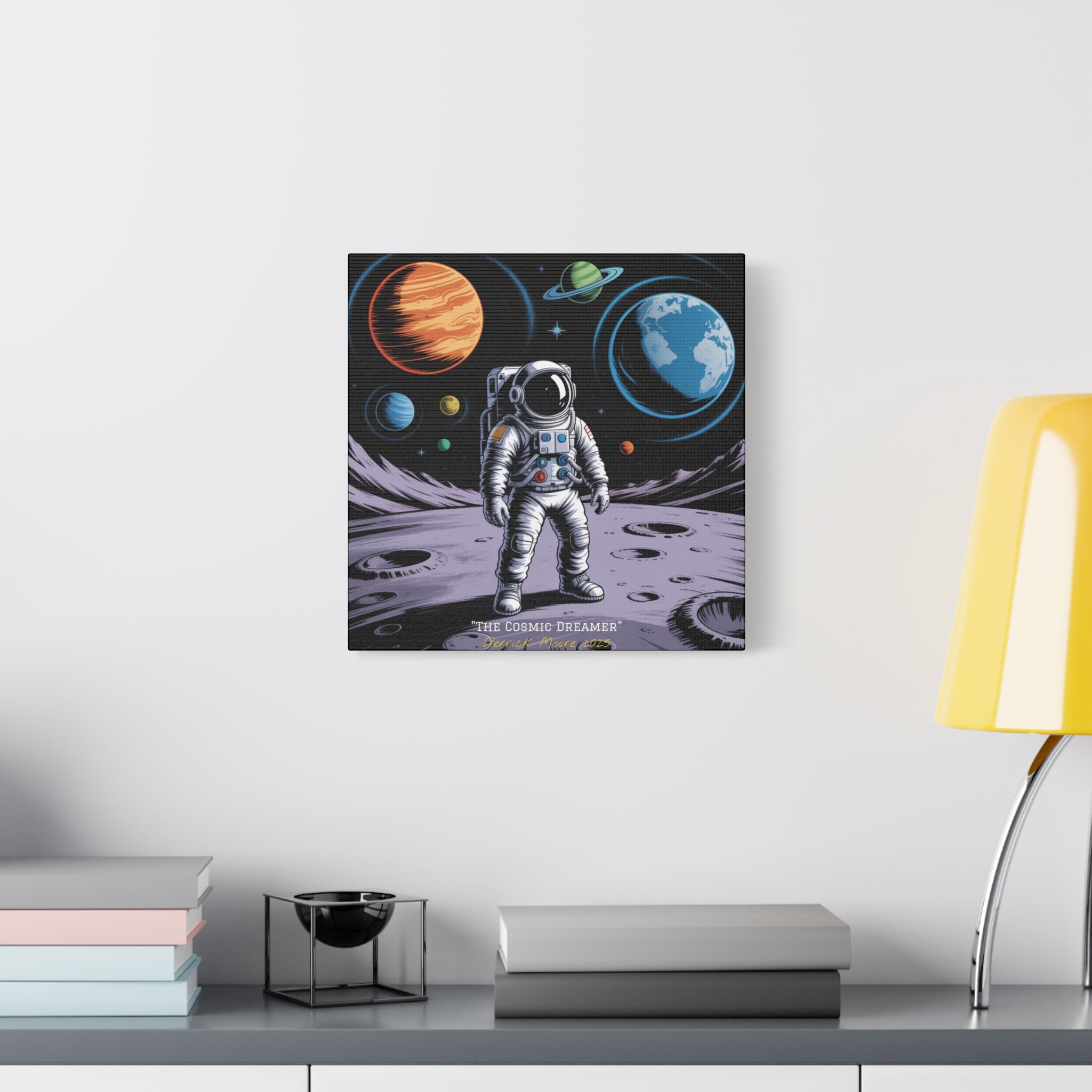"The Cosmic Dreamer" 2025 - Matte Stretched Canvas Wall Art