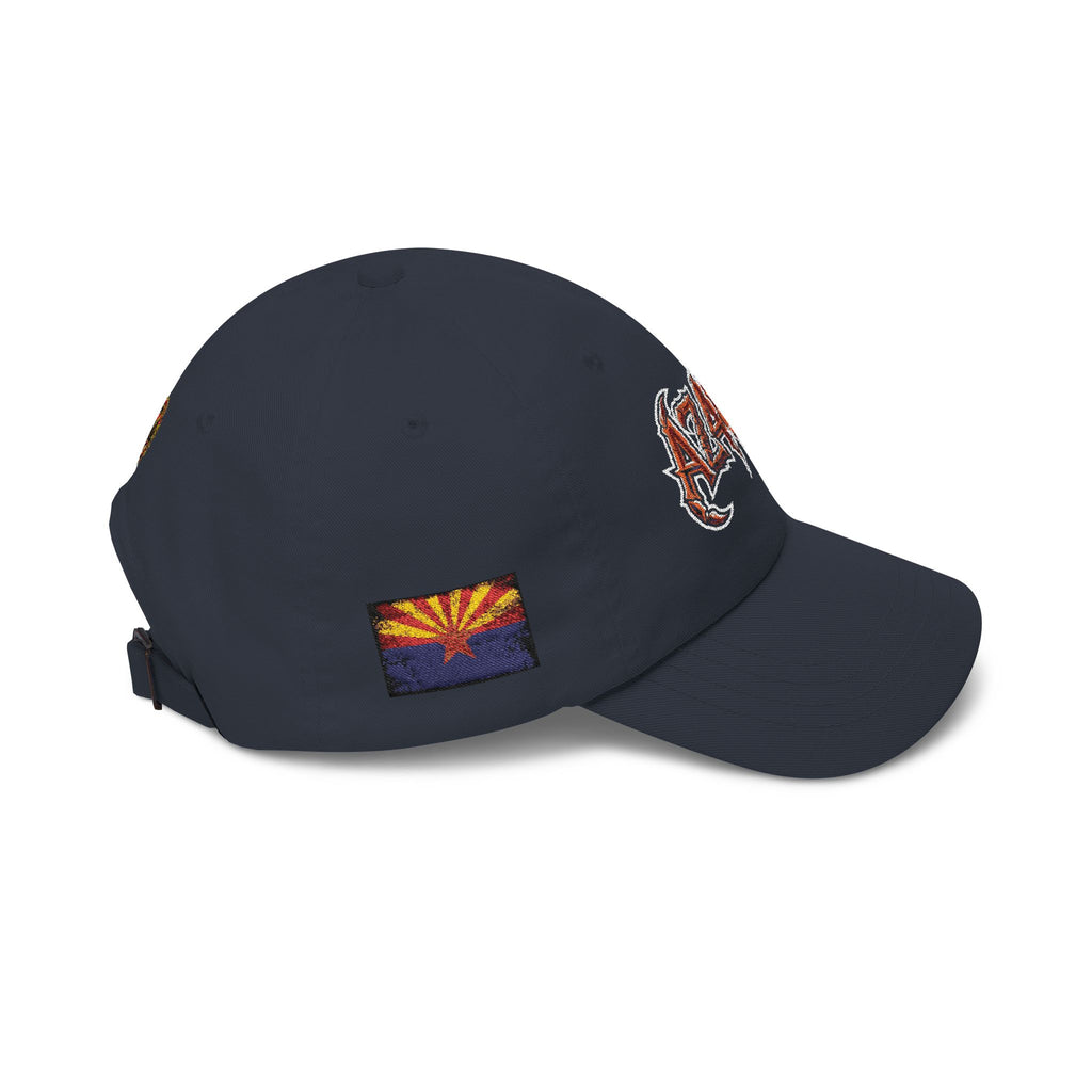 Dad Cap — Retro Grunge Scorpion Patch Baseball Hat