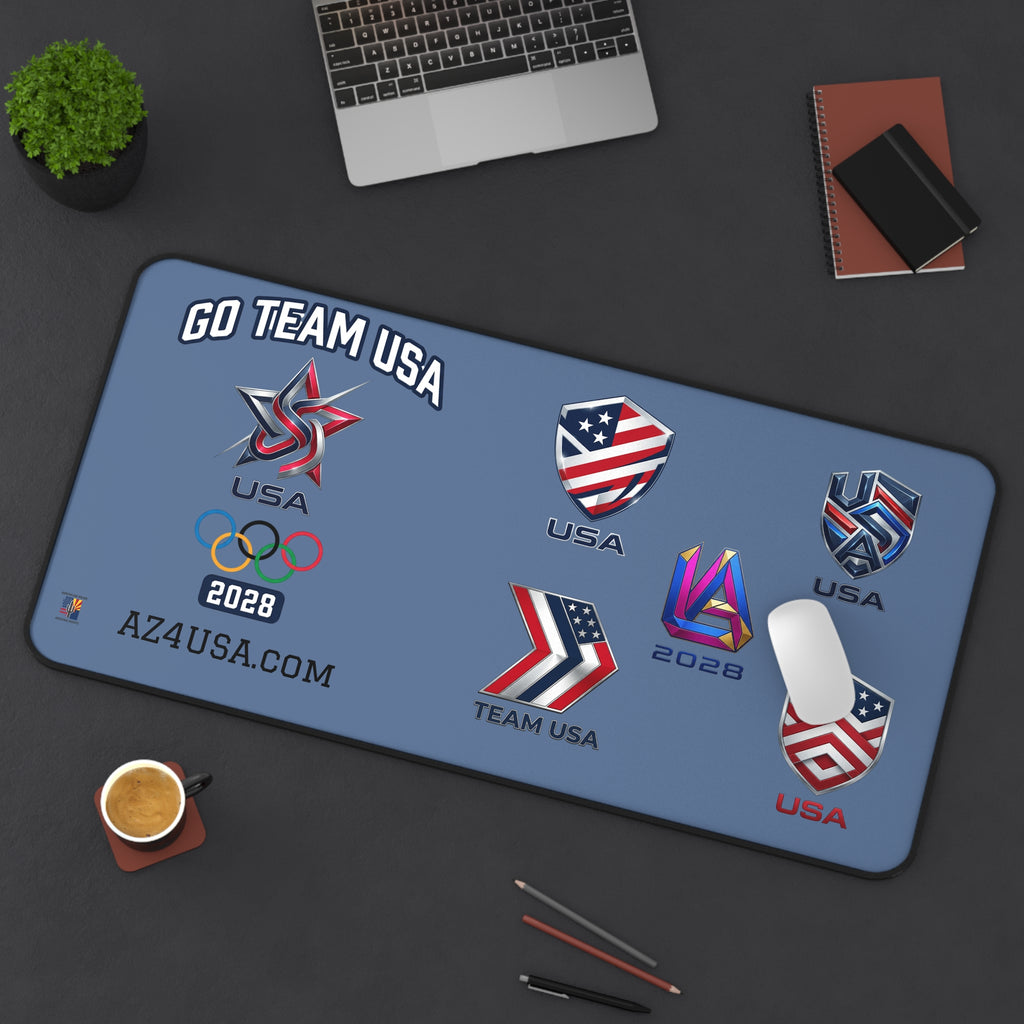 USA Olympic Team 2028 Desk Mat — Patriotic Gaming & Work Mousepad