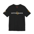 DR Monogram Tee — Vintage Gold Logo Short Sleeve Shirt