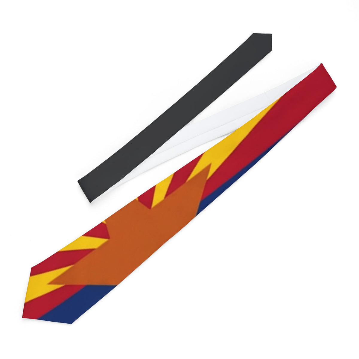 Arizona Flag Necktie — Bold State Pride Tie for Patriotic Occasions