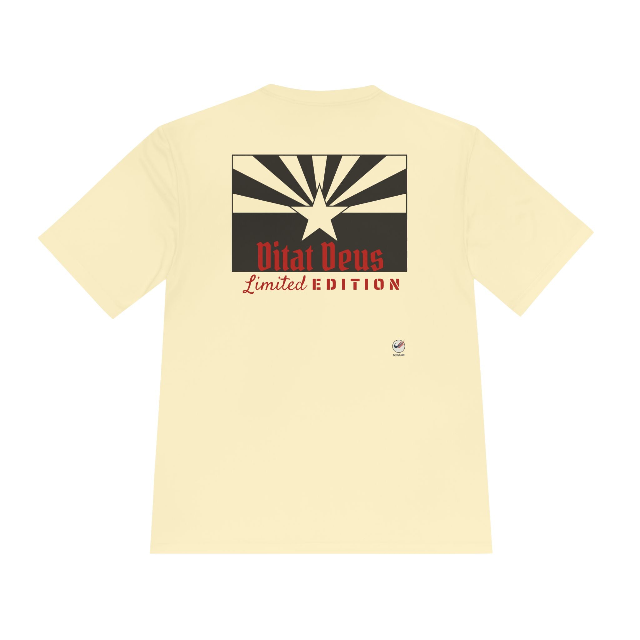 Arizona Born Tee — State Outline & Retro Flag Graphic Moisture-Wicking Shirt