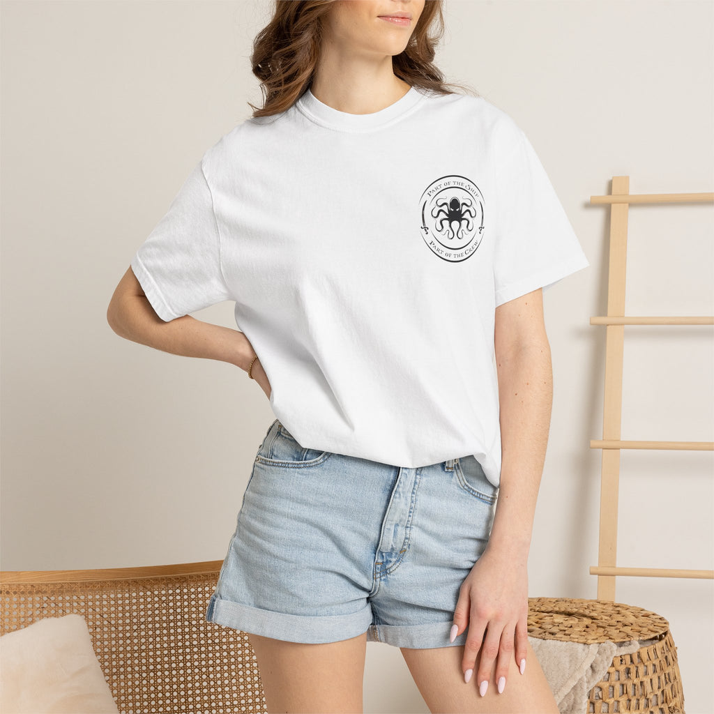 Pirate Skull T-Shirt — “It’s All Fun & Games… until someone needs an eye patch” Novelty Tee