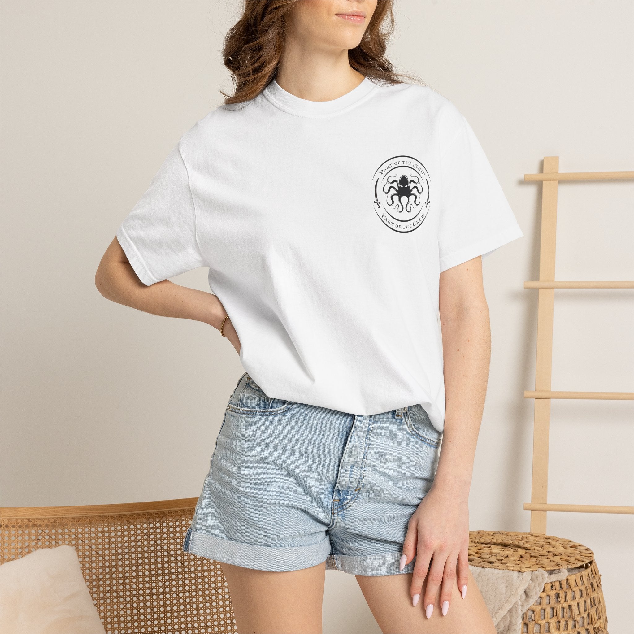 Pirate Skull T-Shirt — “It’s All Fun & Games… until someone needs an eye patch” Novelty Tee