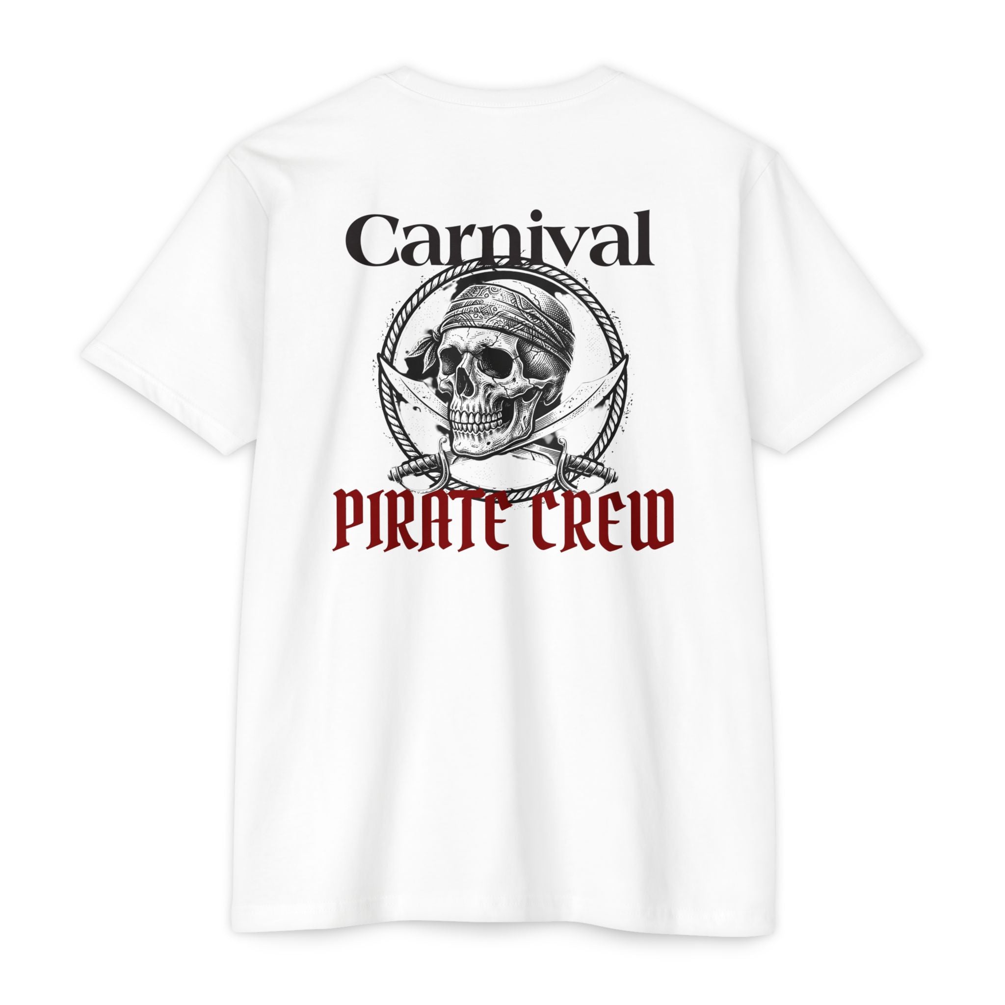 Carnival Pirate Crew T-Shirt — Skull & Crossbones Retro Festival Tee