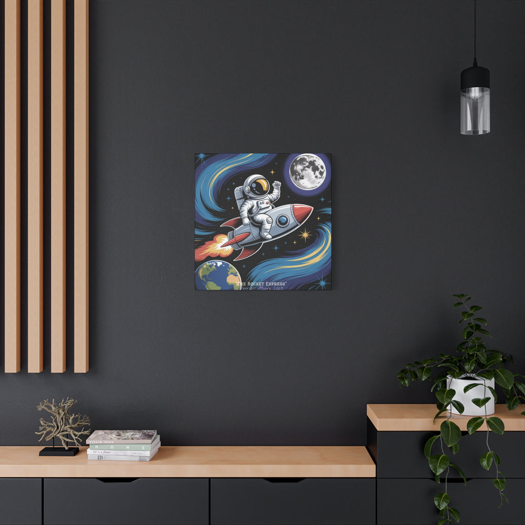 "The Rocket Express" 2025 - Matte Stretched Canvas Wall Art