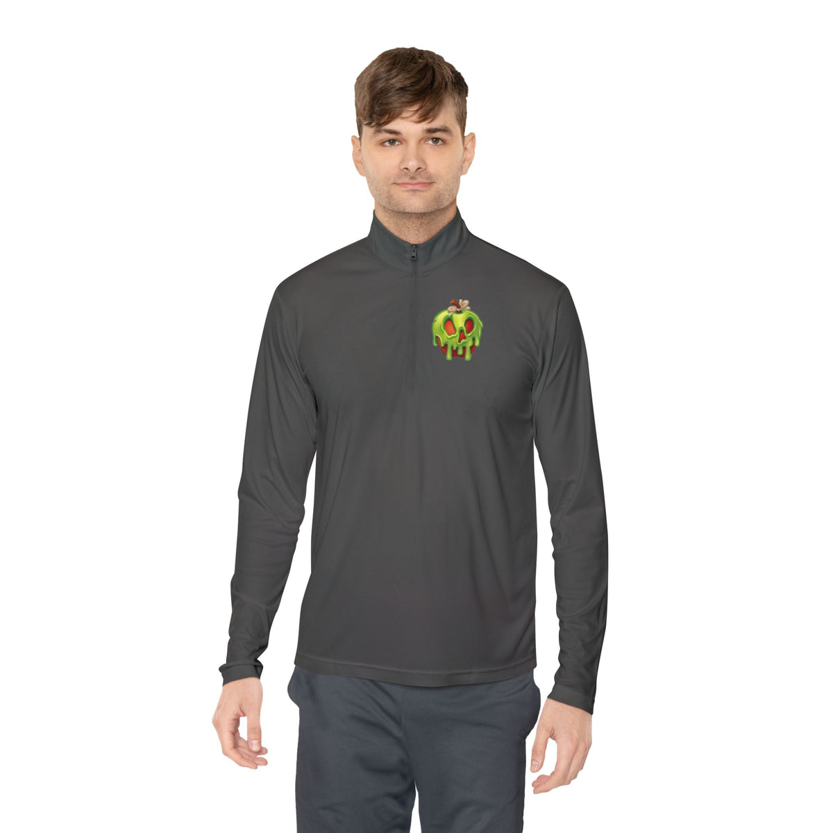 Quarter-Zip Pullover — Vibrant Villain Island Graphic