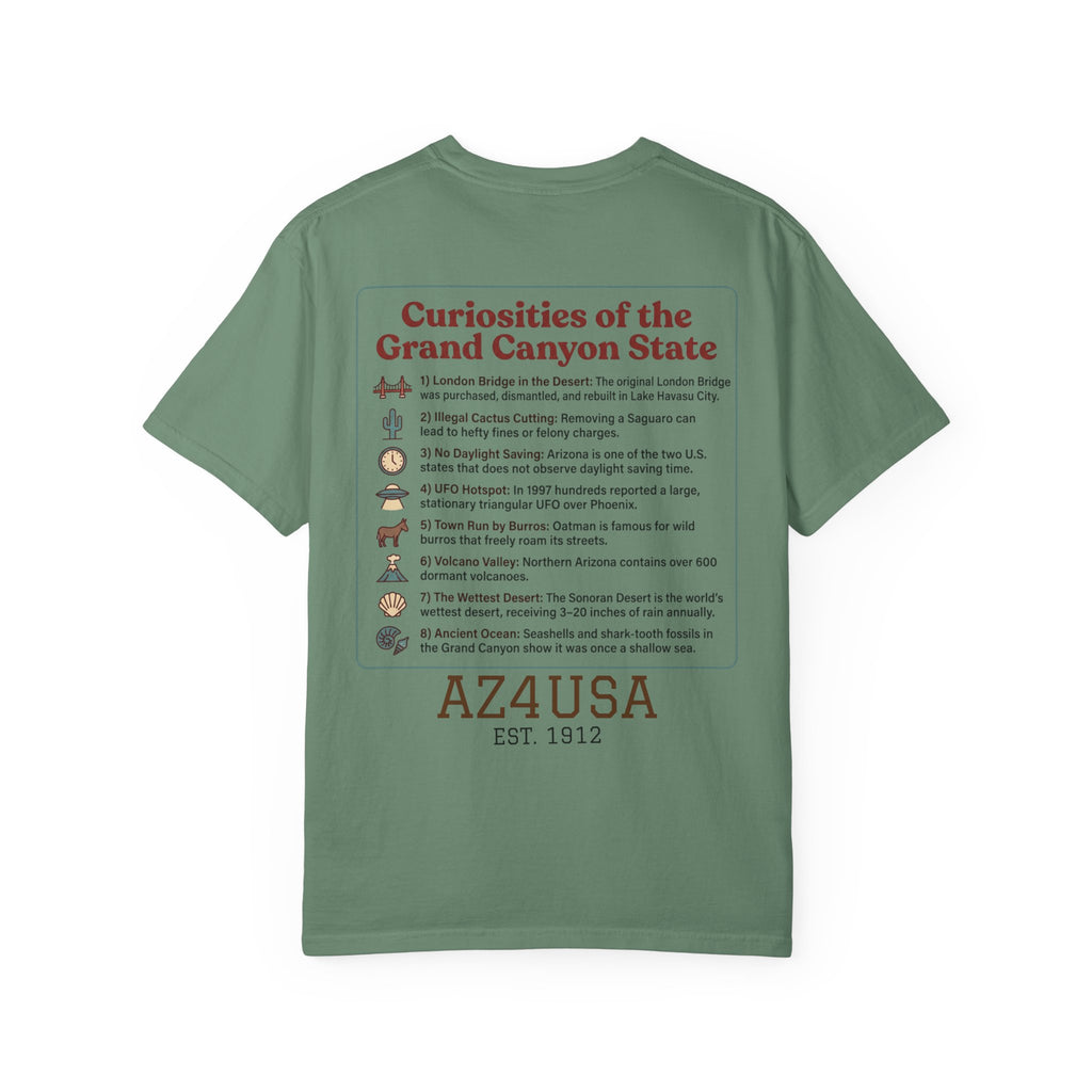 Arizona Pride T-Shirt — Grand Canyon State Facts Graphic Tee
