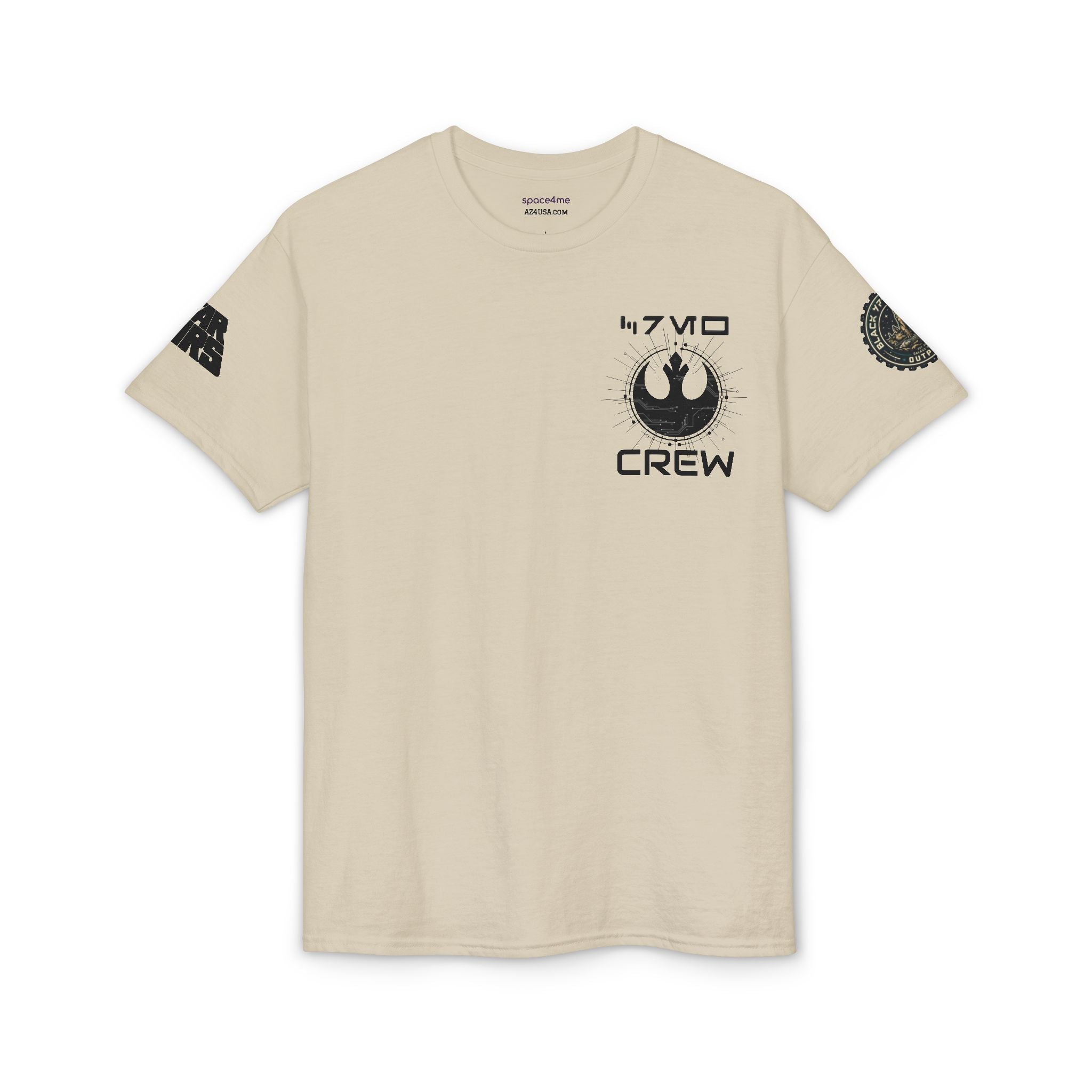 X - Wing Fighter Blueprint T-Shirt — 'Crew' Starship Schematic Tee