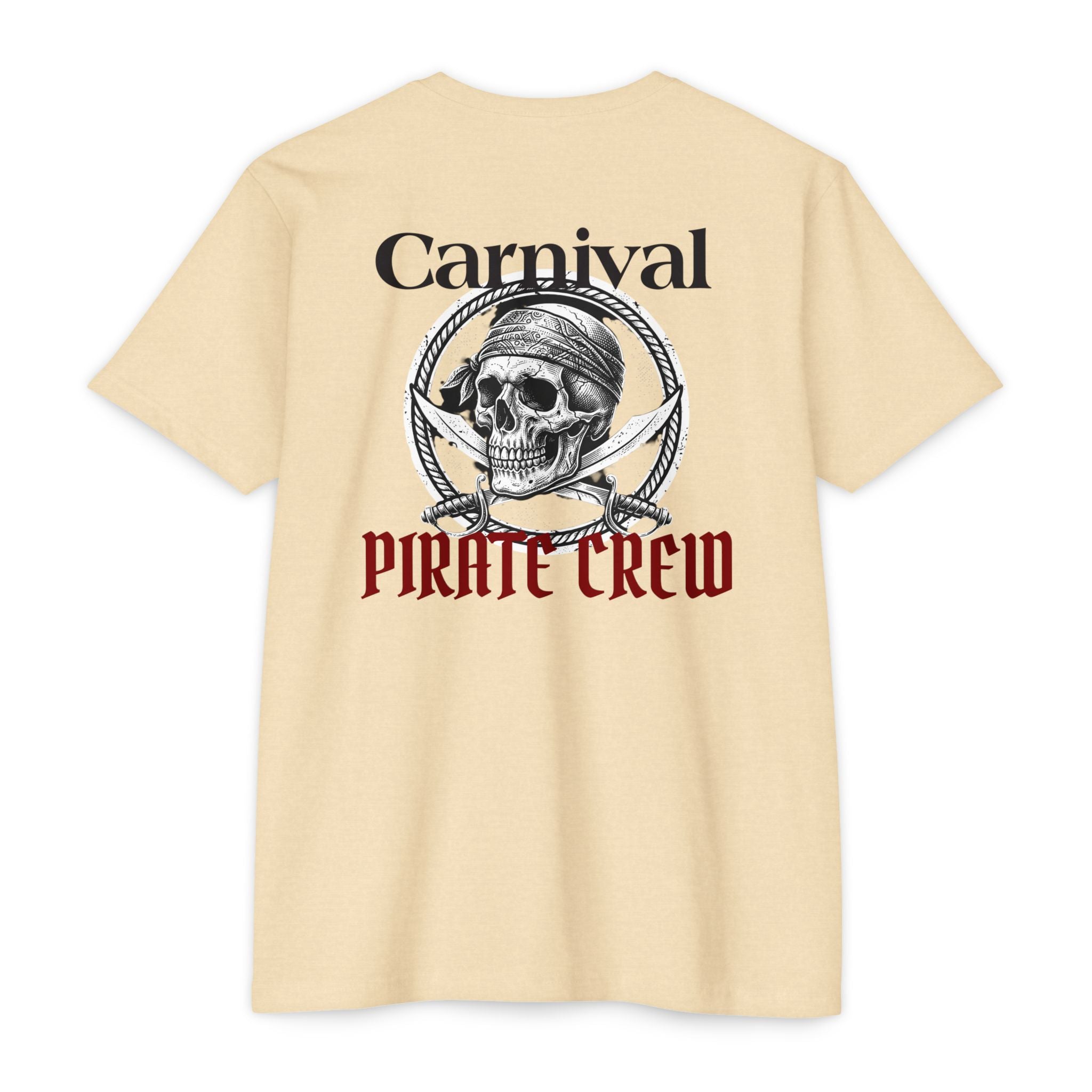 Carnival Pirate Crew T-Shirt — Skull & Crossbones Retro Festival Tee
