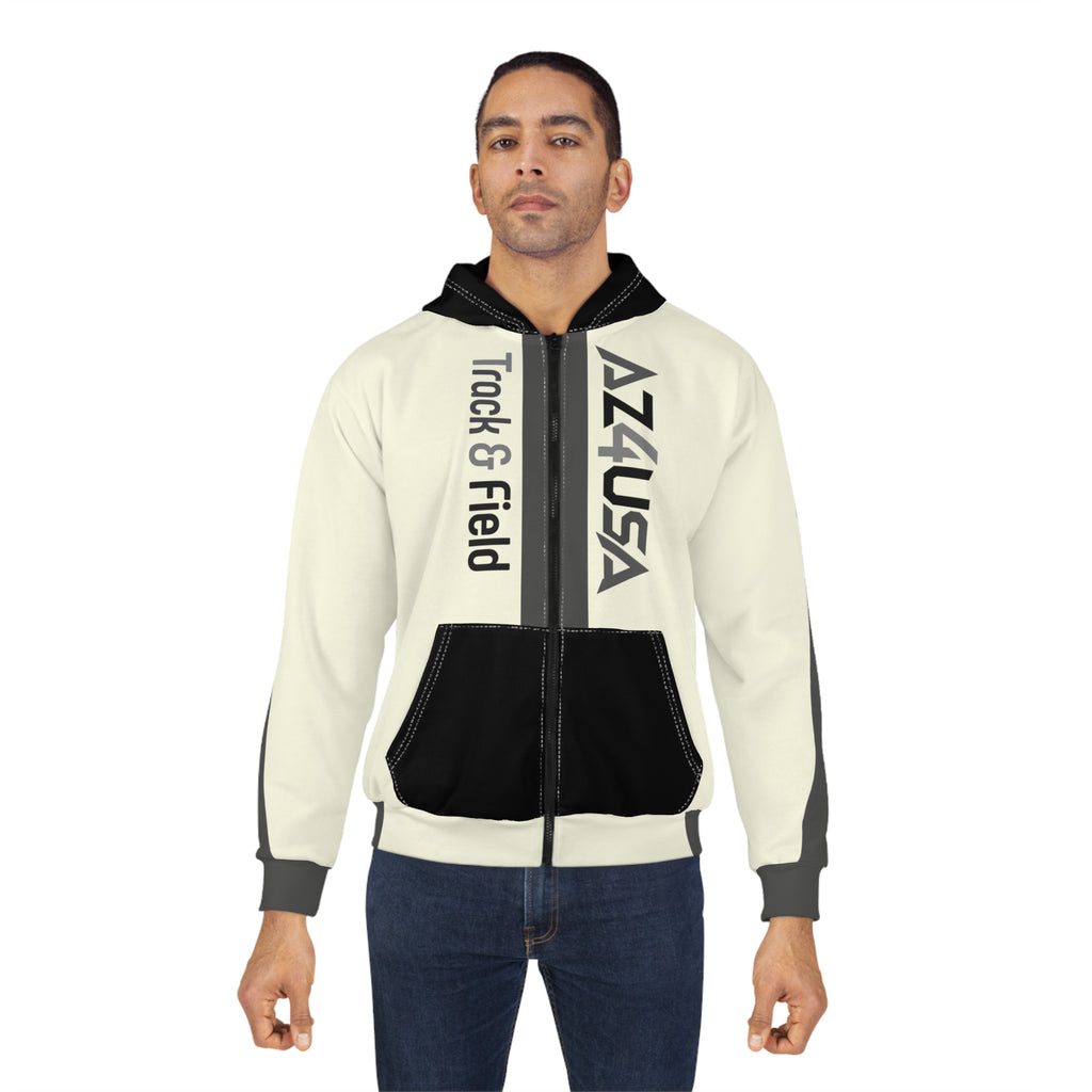 AZ4USA Track & Field Zip Hoodie — Arizona Track Team Jacket