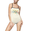 USA Olympic 2028 One-Piece Swimsuit – Retro Rings Swimwear