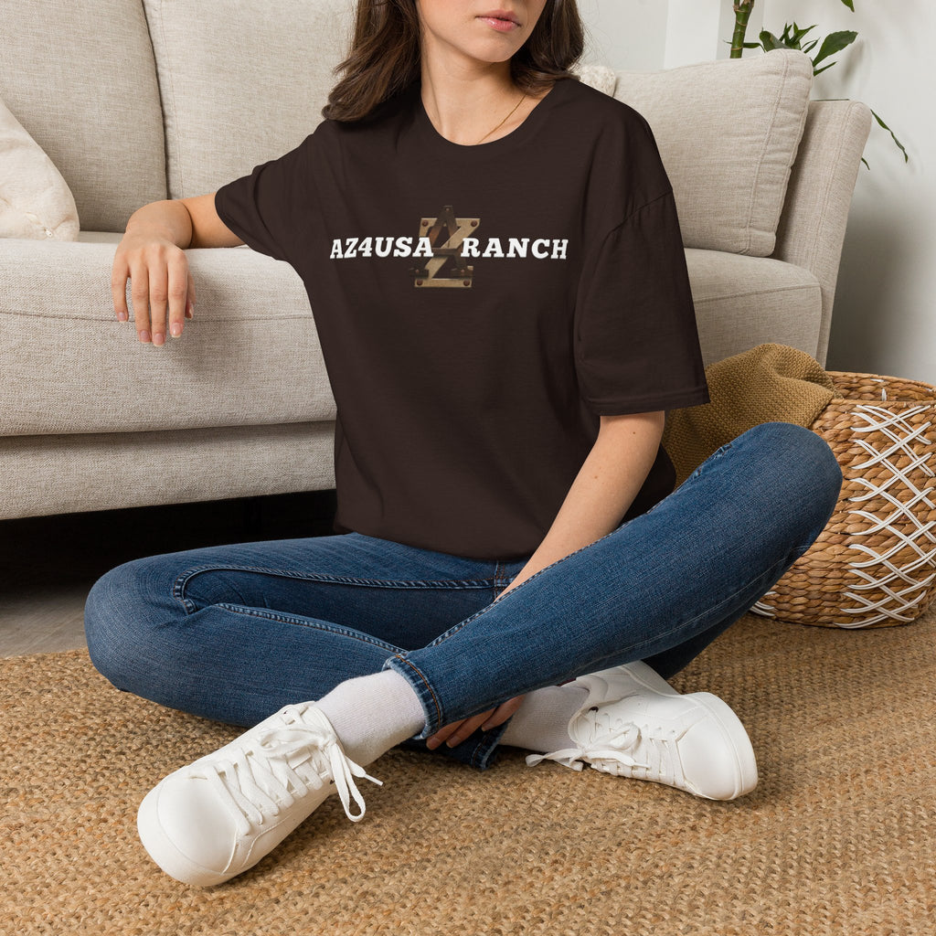 AZ4USA Ranch Logo T-Shirt — Rustic Western Graphic Tee
