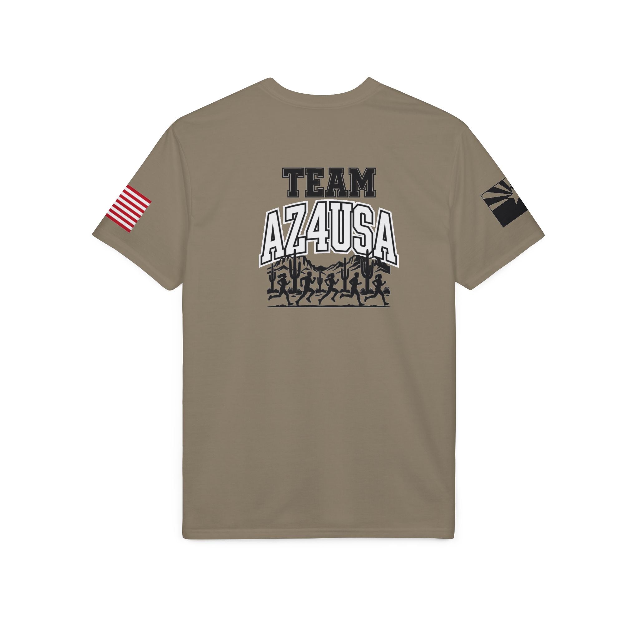 Arizona Flag "AZ4USA" Team T-Shirt — State Pride Running/Team Shirt