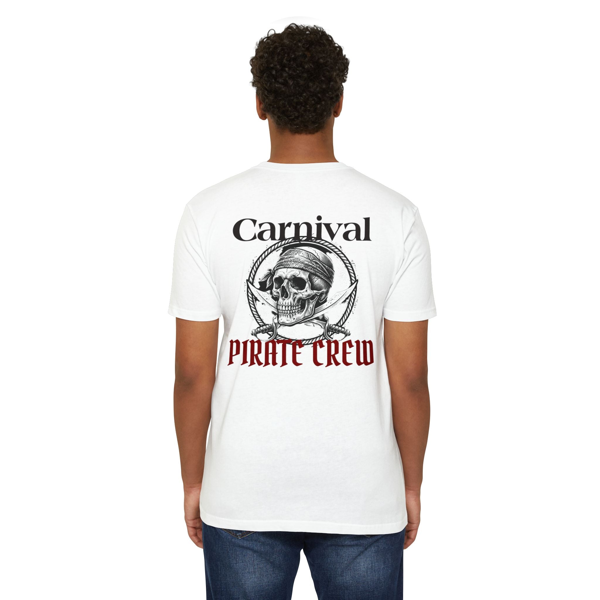 Carnival Pirate Crew T-Shirt — Skull & Crossbones Retro Festival Tee