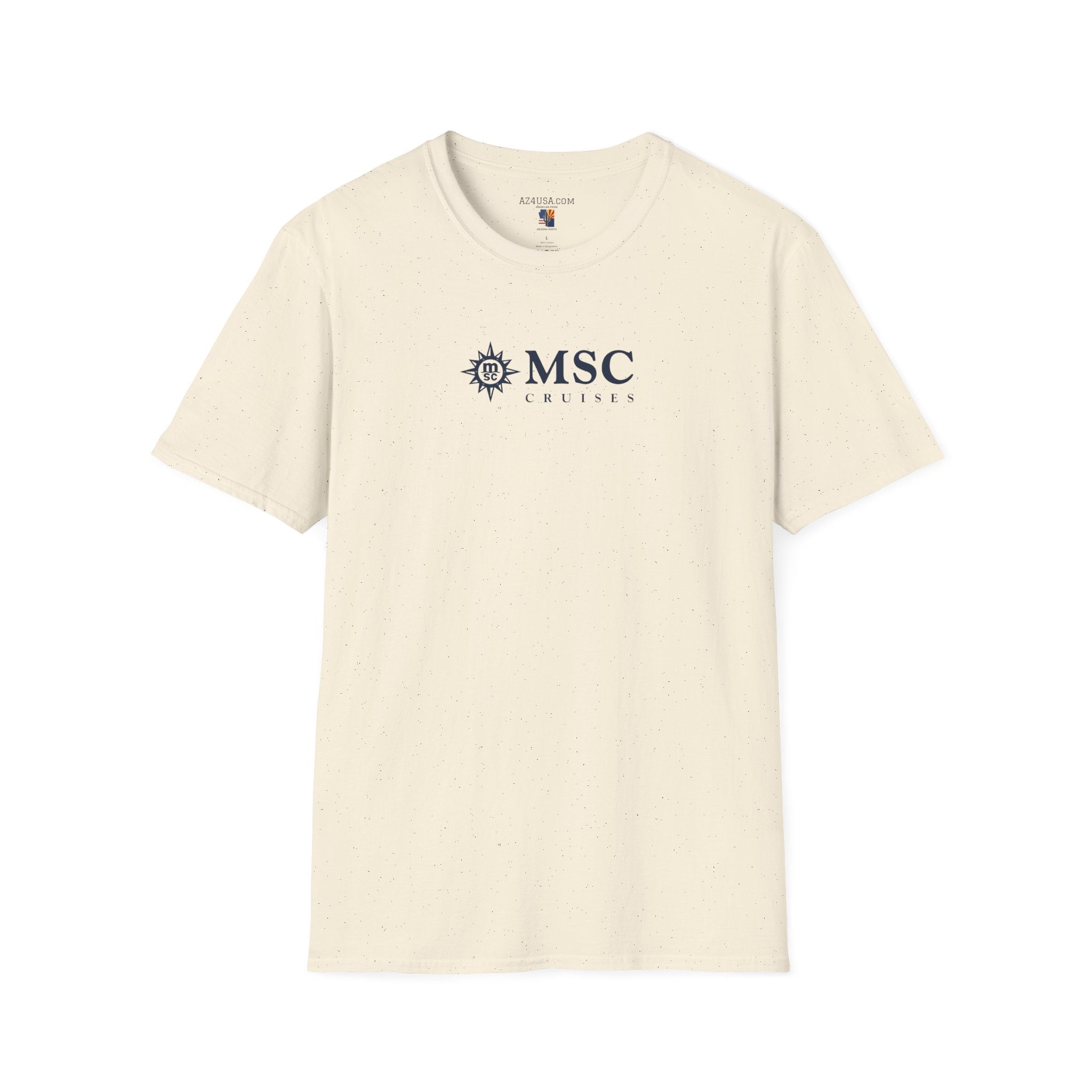 MSC World America Cruise T‑Shirt — Ship Specs & Silhouette Tee