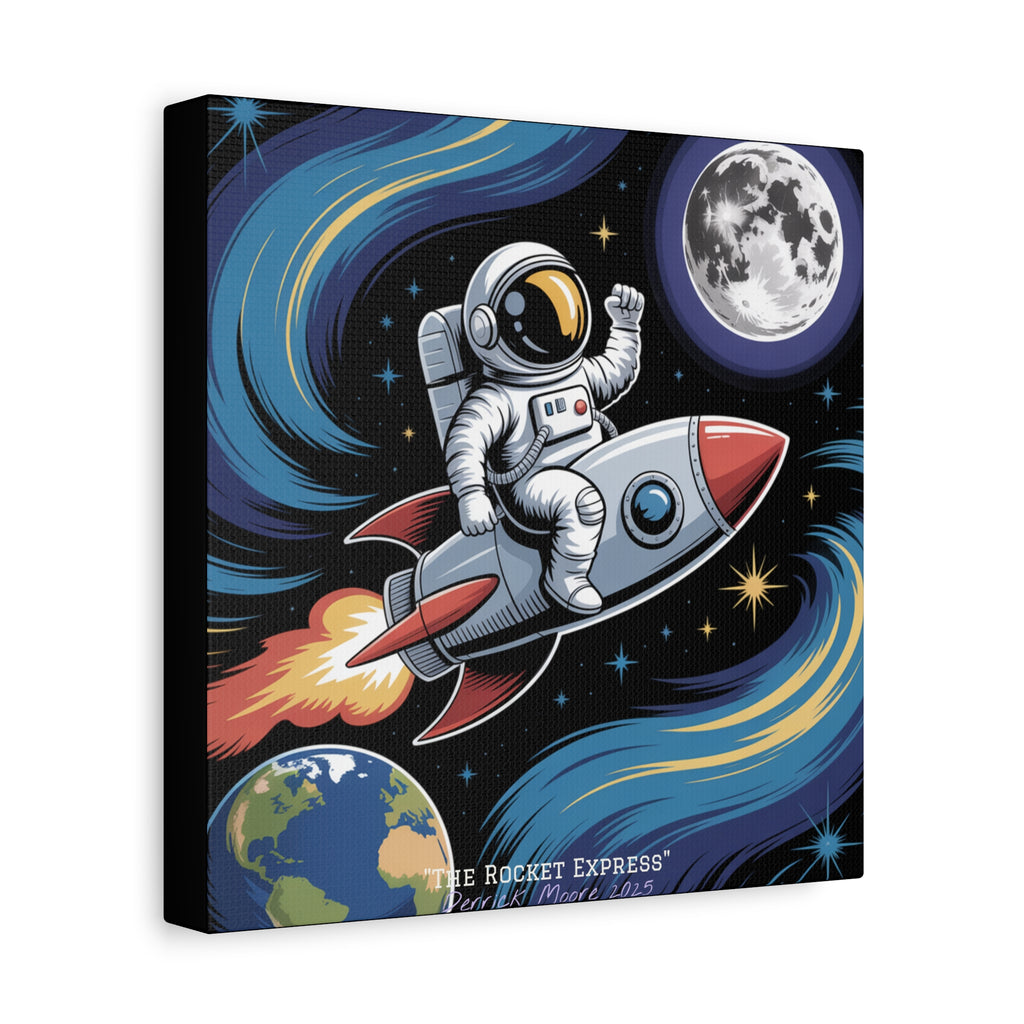 "The Rocket Express" 2025 - Matte Stretched Canvas Wall Art