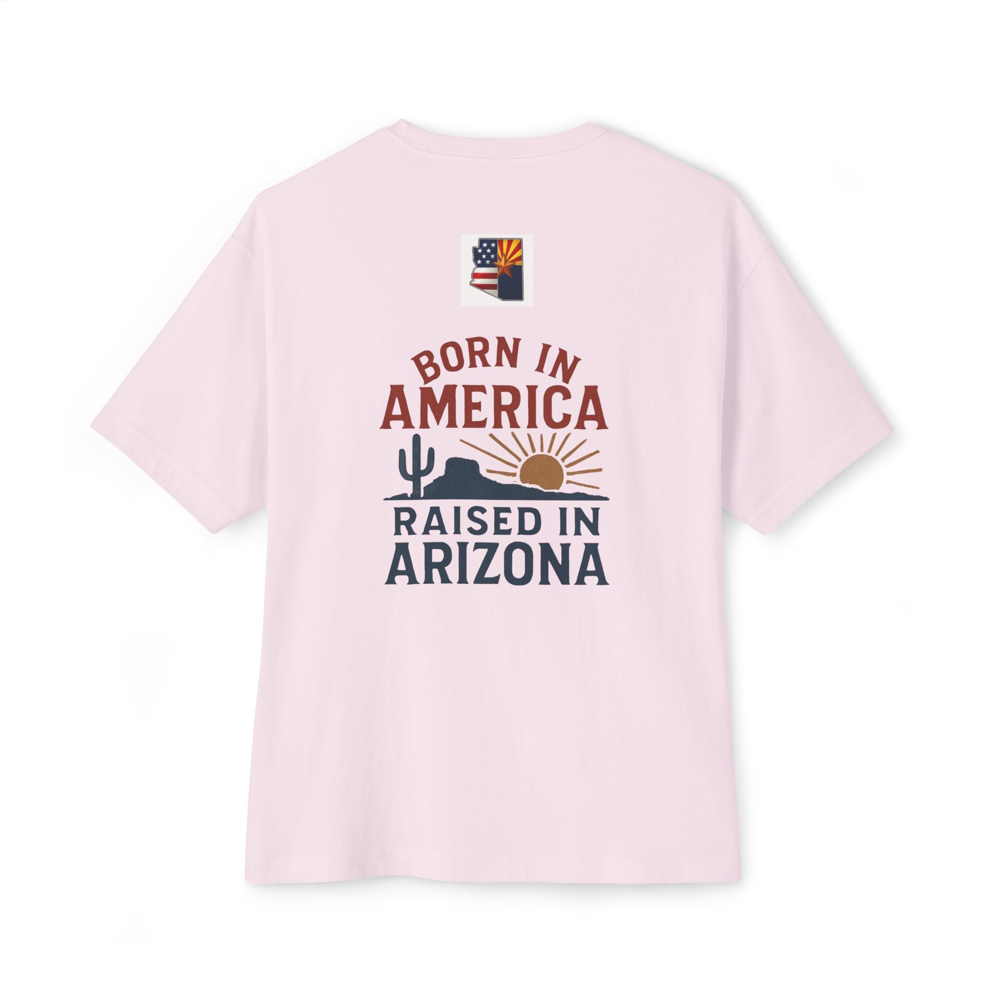 Arizona Pride Boxy Tee - Unisex Oversized T-Shirt, Casual Wear, Summer Essential, Gift for Travelers, American Southwest Apparel