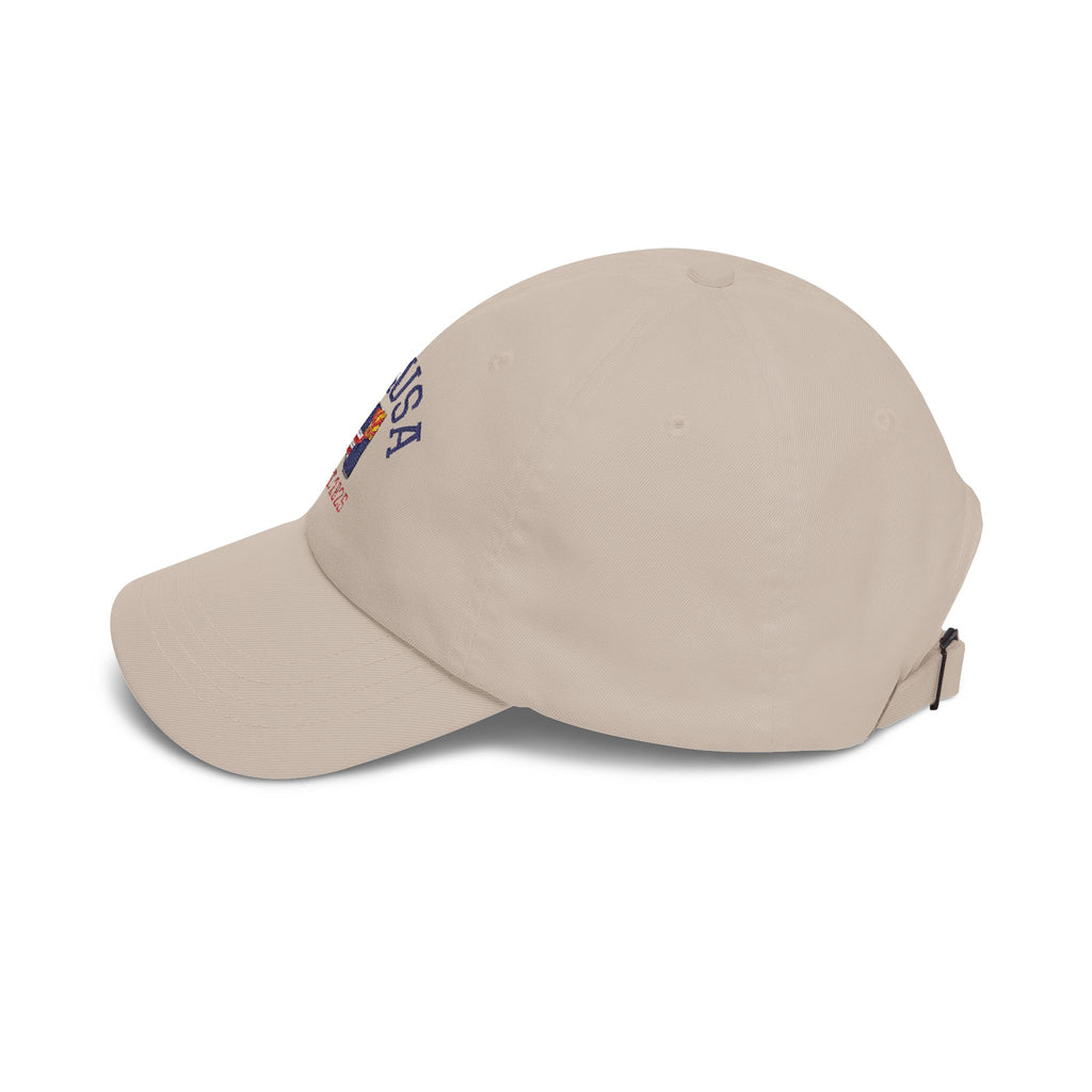 Classic Dad Cap with AZ4USA Design, Ideal for Casual Outings, Gifts, Holidays, Sports Events, Travel