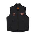 Embroidered Washed Duck Cloth Work Vest —AZ4USA Ranch Durable Utility Vest with Chest Embroidery