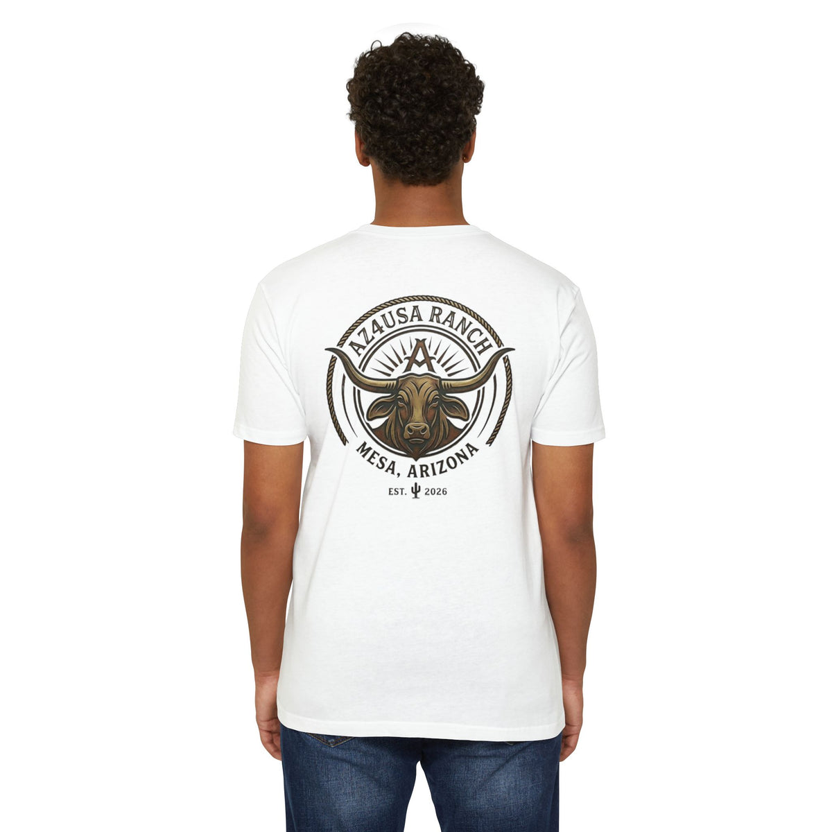Arizona Ranch T-Shirt — "AZ4USA Ranch" Western Graphic Tee