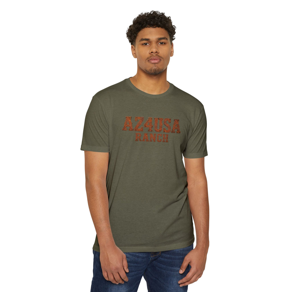 Arizona Ranch T-Shirt — "AZ4USA Ranch" Western Graphic Tee