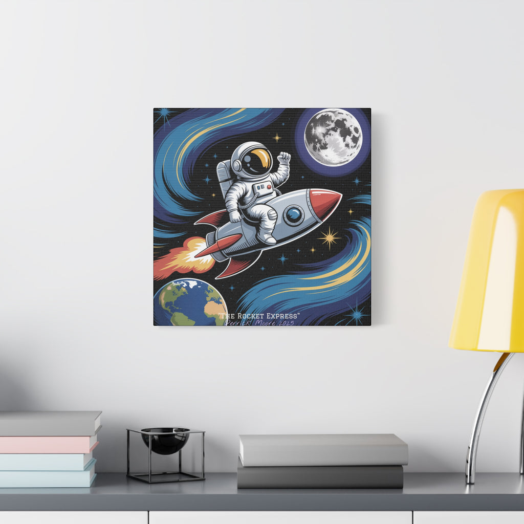 "The Rocket Express" 2025 - Matte Stretched Canvas Wall Art