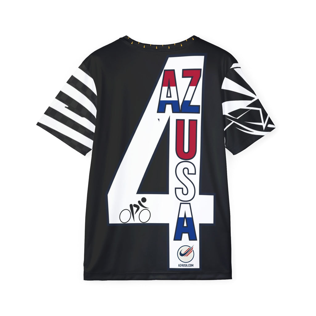 B/W AZ4USA Biking Club Men's Sports Jersey (AOP)