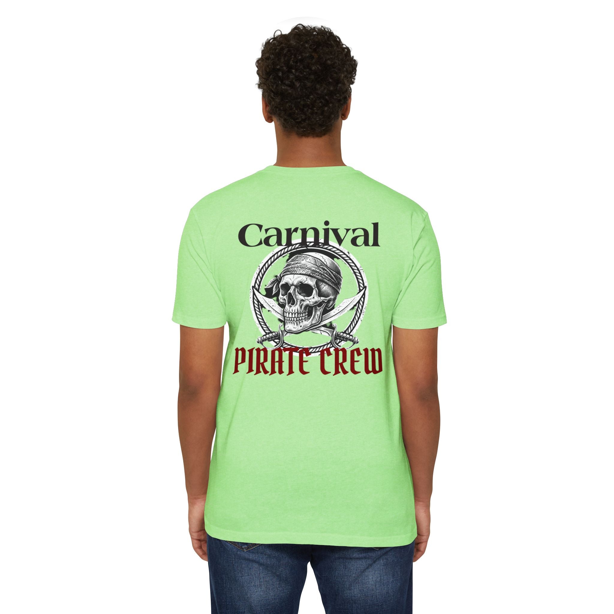 Carnival Pirate Crew T-Shirt — Skull & Crossbones Retro Festival Tee