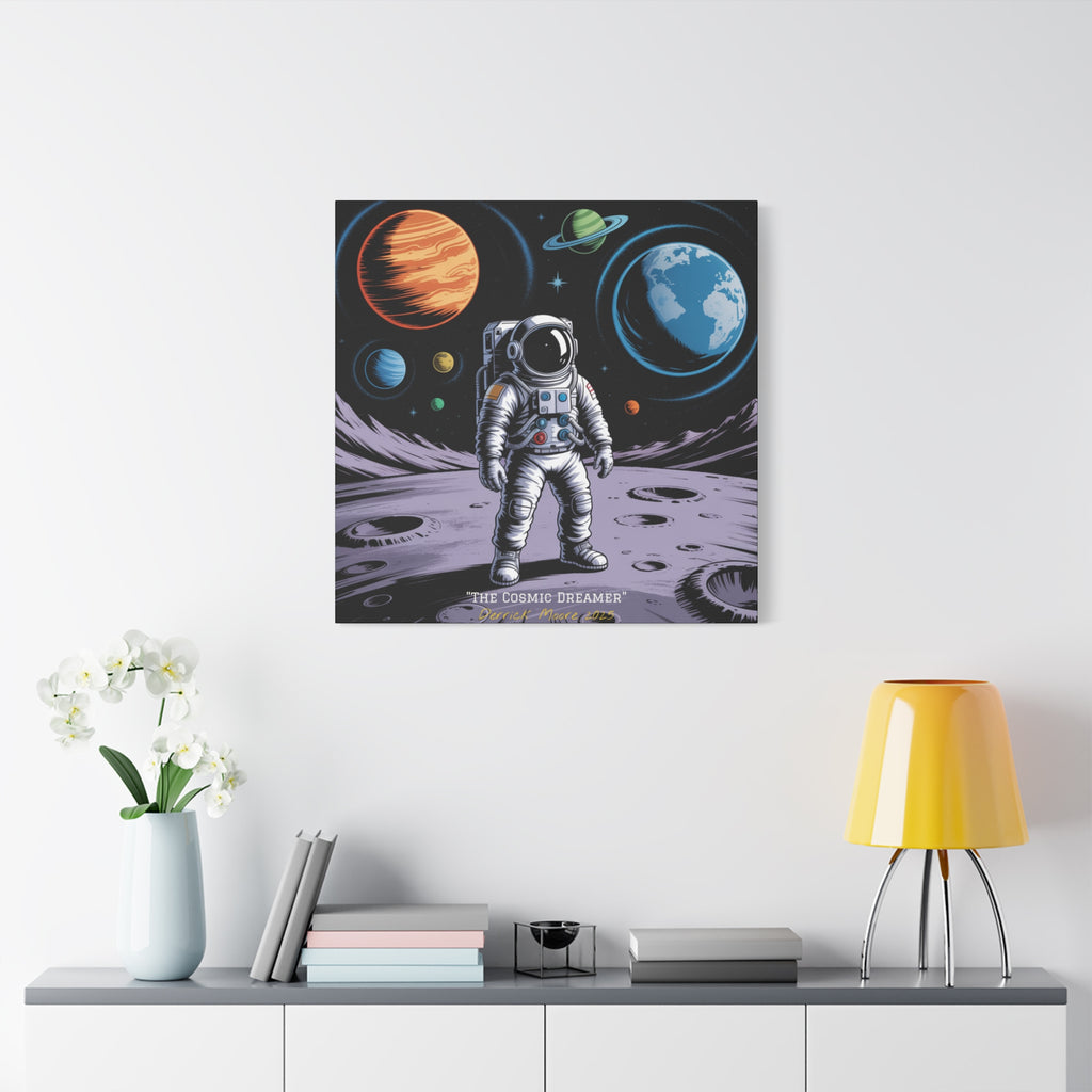 "The Cosmic Dreamer" 2025 - Matte Stretched Canvas Wall Art