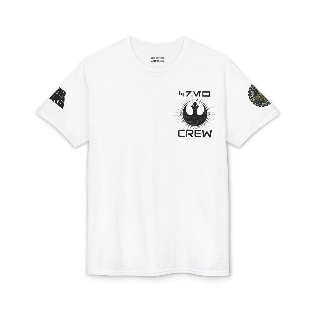 X - Wing Fighter Blueprint T-Shirt — 'Crew' Starship Schematic Tee