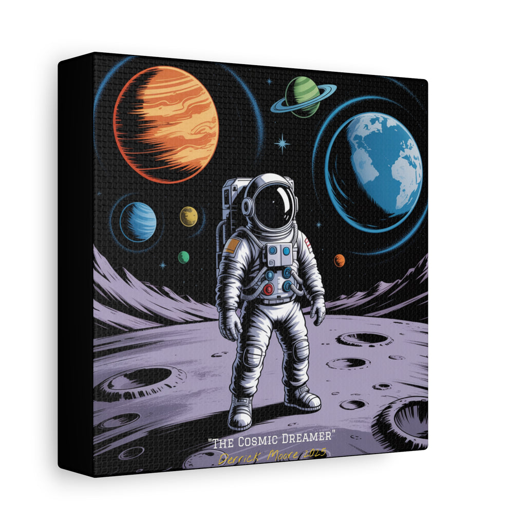 "The Cosmic Dreamer" 2025 - Matte Stretched Canvas Wall Art