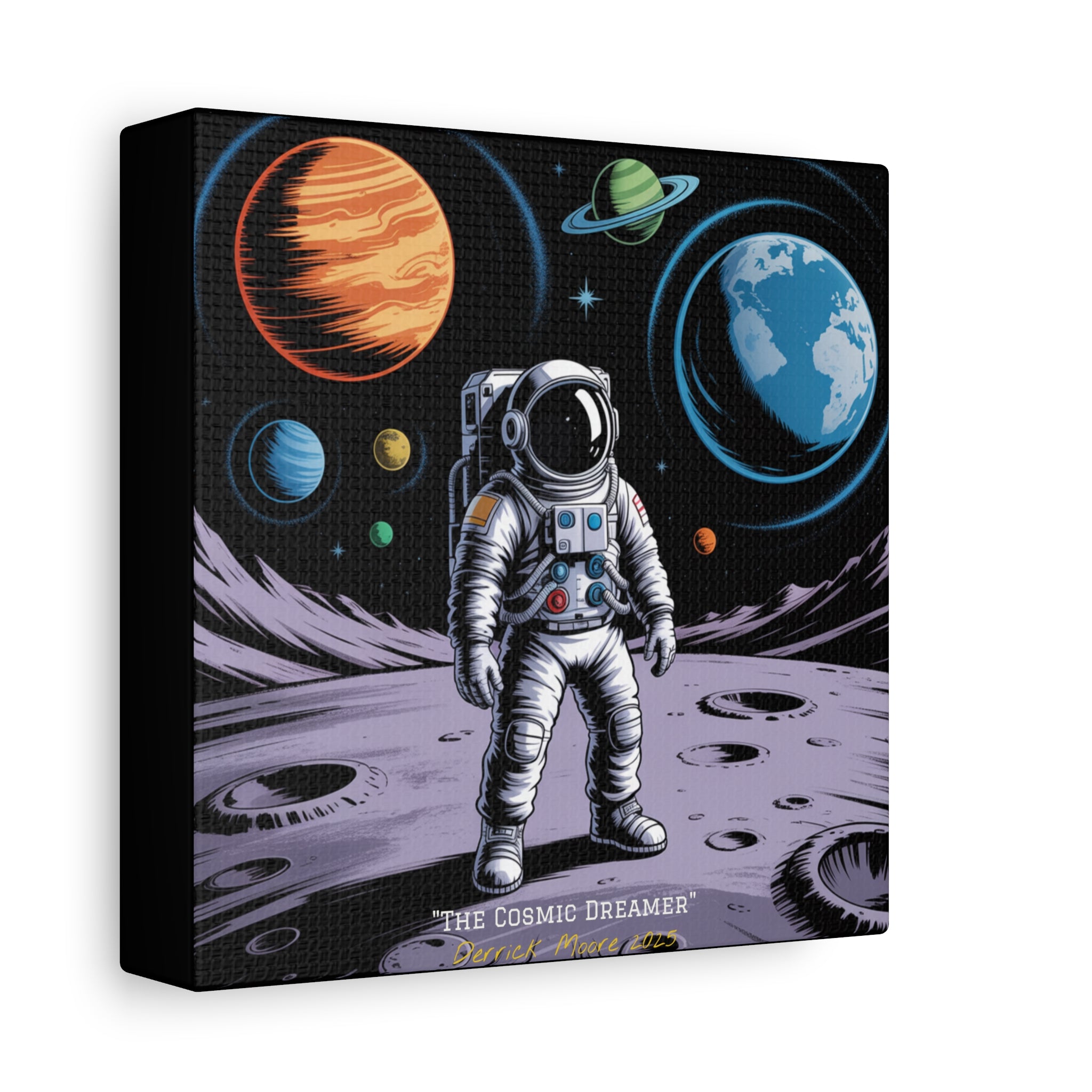 "The Cosmic Dreamer" 2025 - Matte Stretched Canvas Wall Art