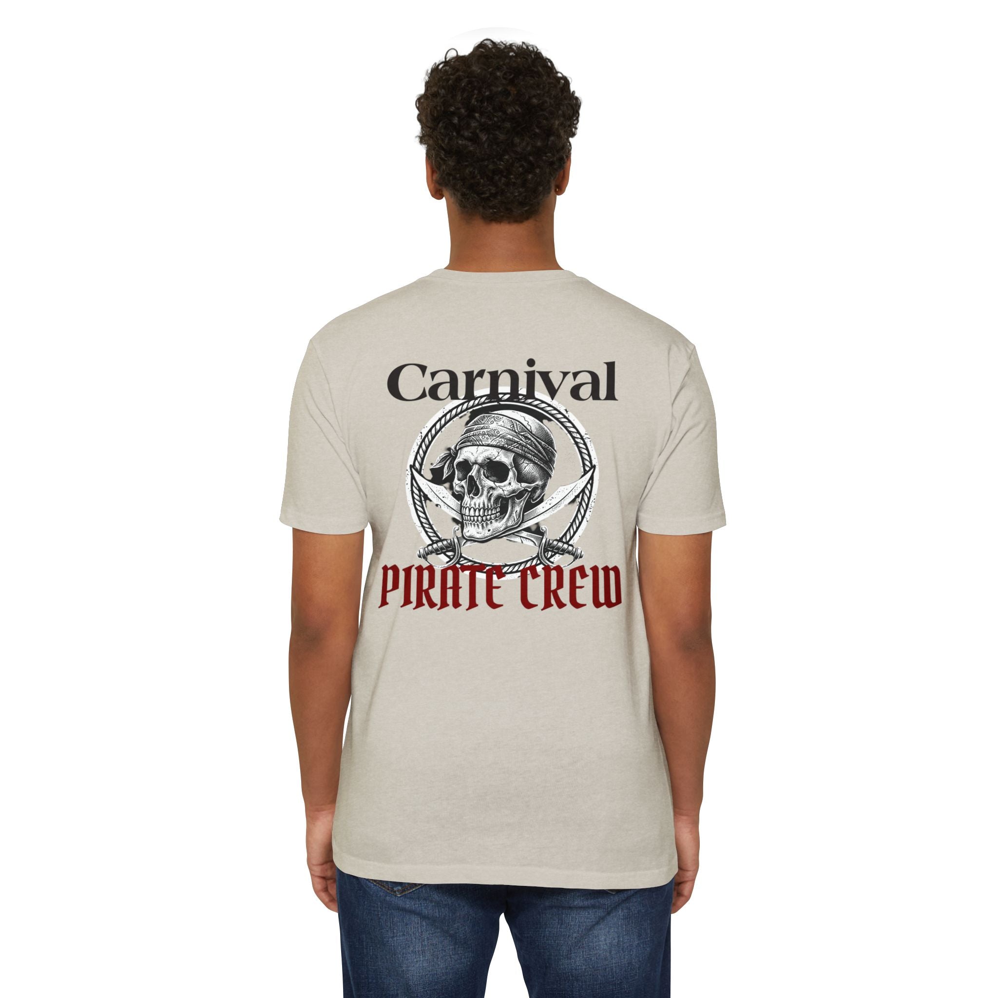 Carnival Pirate Crew T-Shirt — Skull & Crossbones Retro Festival Tee