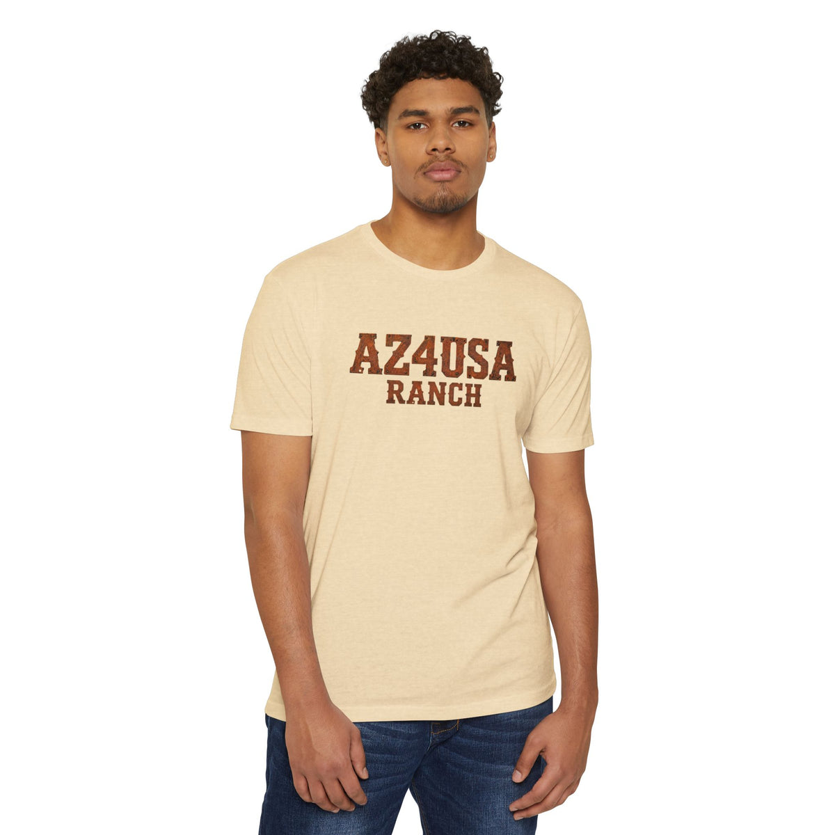Arizona Ranch T-Shirt — "AZ4USA Ranch" Western Graphic Tee