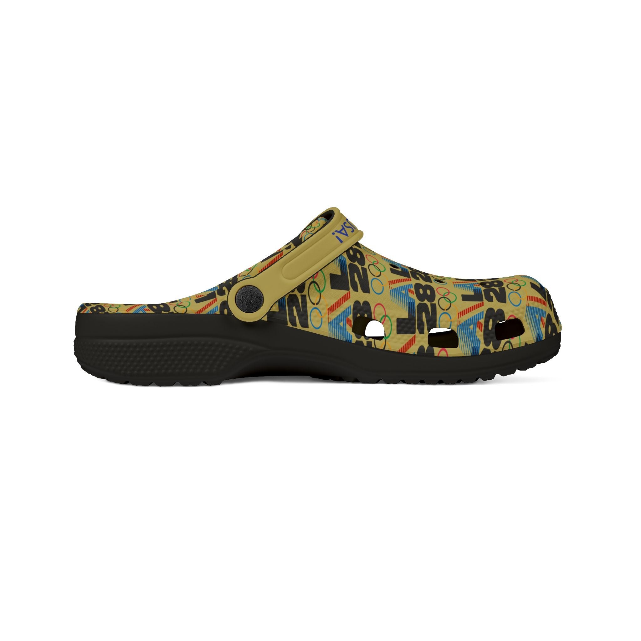 Go USA Pattern EVA Foam Clogs - Lightweight Slip-On Garden Shoes