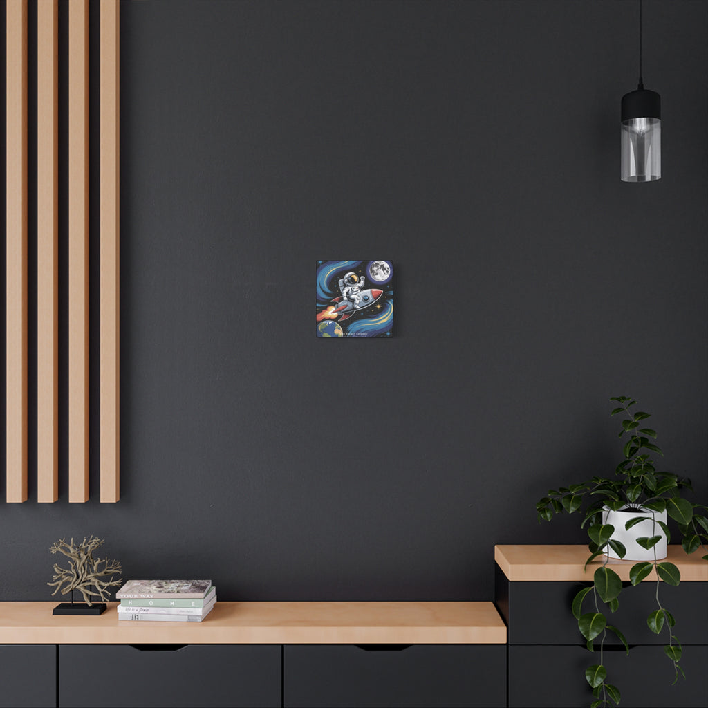 "The Rocket Express" 2025 - Matte Stretched Canvas Wall Art