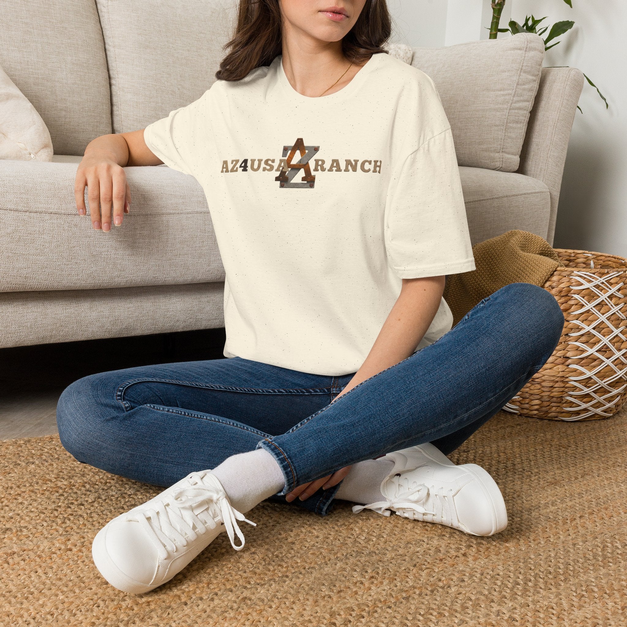 AZ4USA Ranch Logo T-Shirt — Rustic Western Graphic Tee