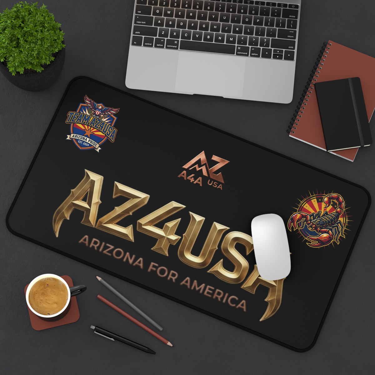AZ4USA Arizona For America Desk Mat — Patriotic Gaming Mousepad