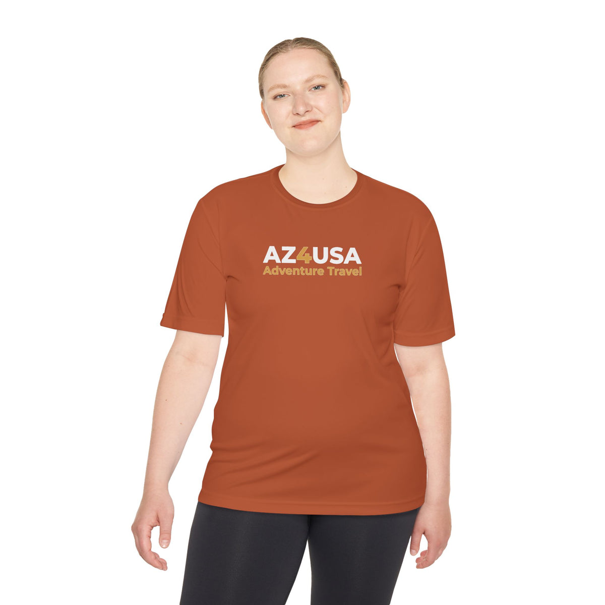 Adventure Travel Tee — “Adventure with a Sting!” Graphic Moisture-Wicking Shirt