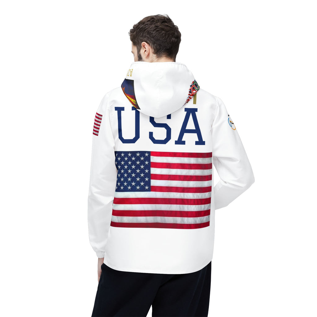 USA 2028 Olympic Windbreaker Jacket – LA28 USA Flag Hoodie
